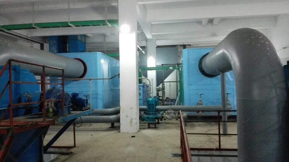 百奧節(jié)能型冷凍除濕機應(yīng)用于貴州芭田高塔復(fù)合肥生產(chǎn)中